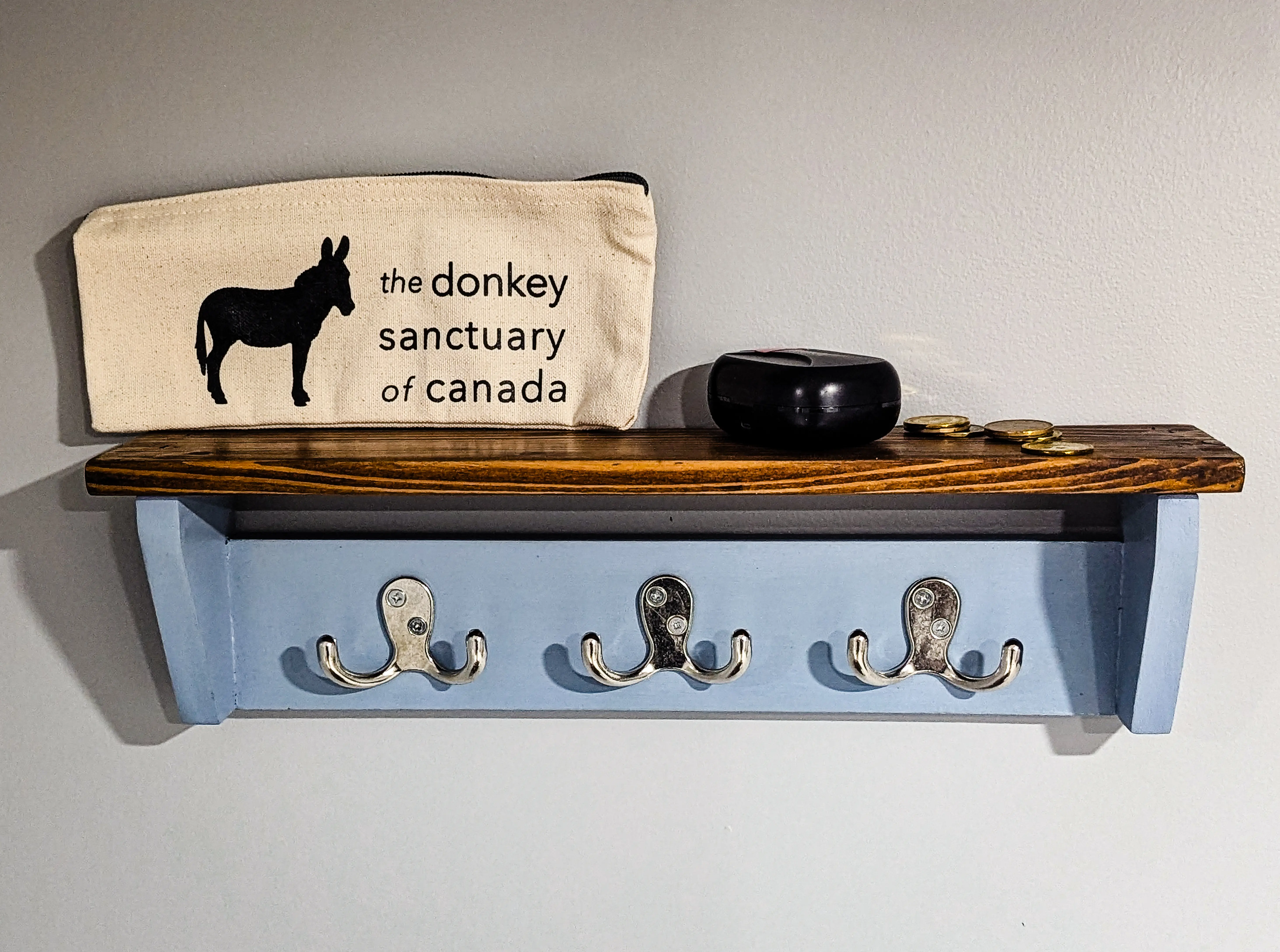 Finished wooden household item
